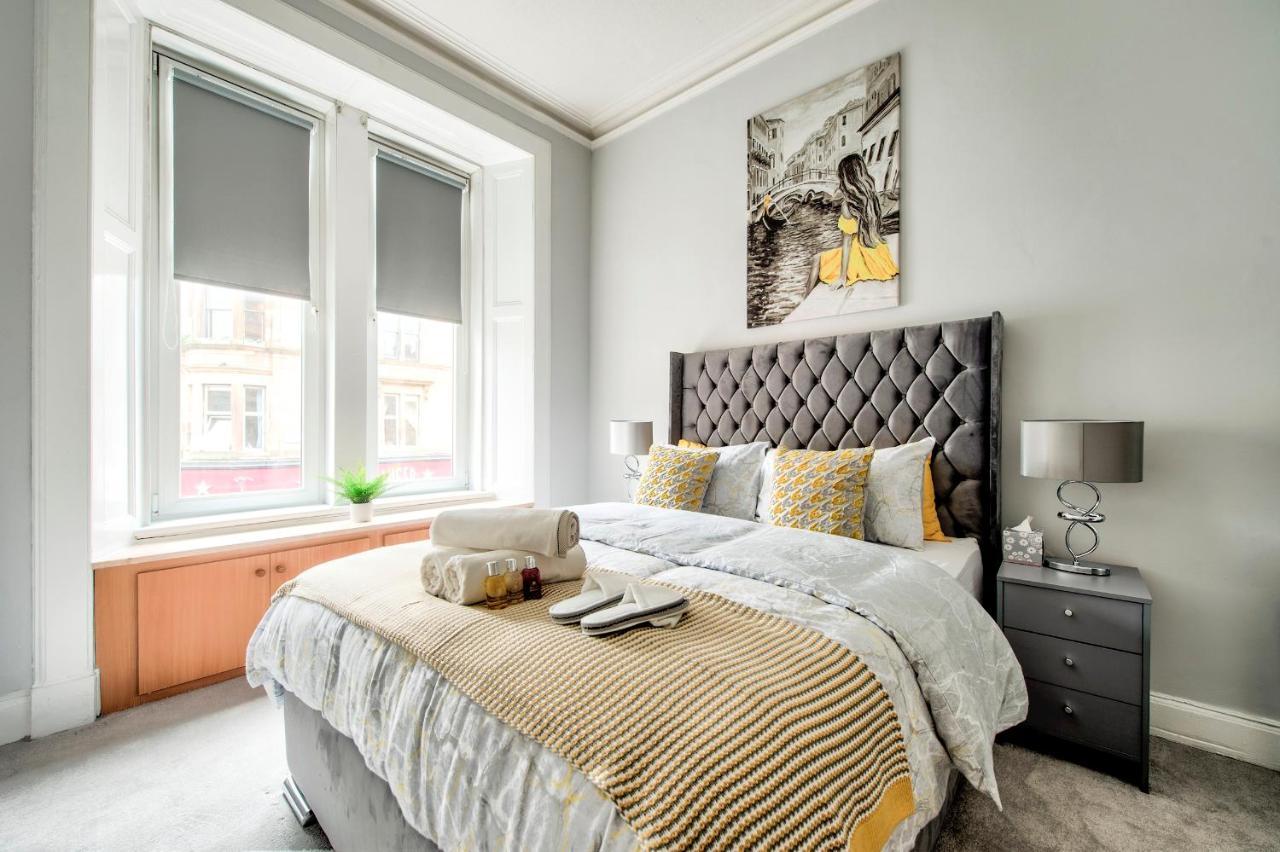 Ferienwohnung Pass The Keys Stylish 2 Bed In Heart Of West End Glasgow Exterior foto