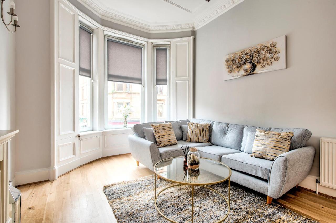 Ferienwohnung Pass The Keys Stylish 2 Bed In Heart Of West End Glasgow Exterior foto