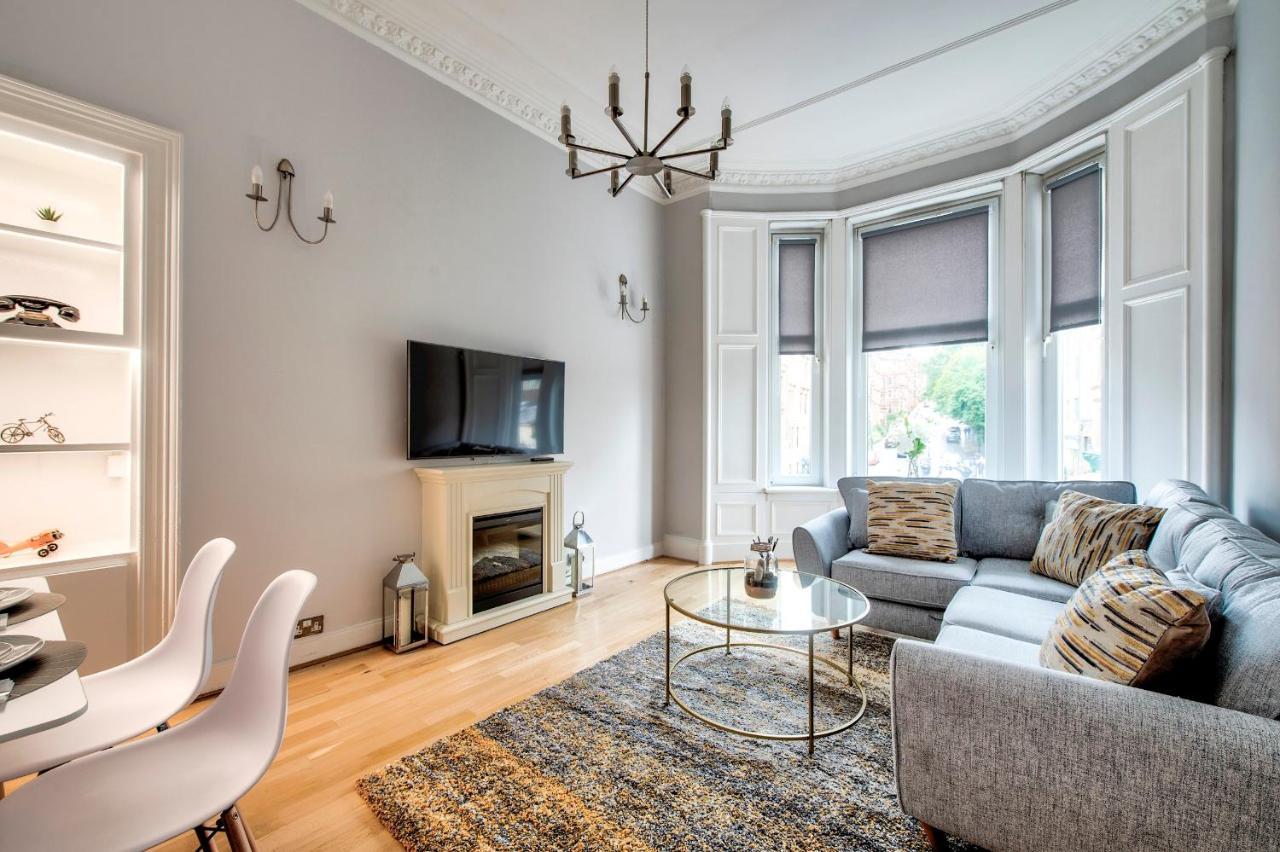 Ferienwohnung Pass The Keys Stylish 2 Bed In Heart Of West End Glasgow Exterior foto
